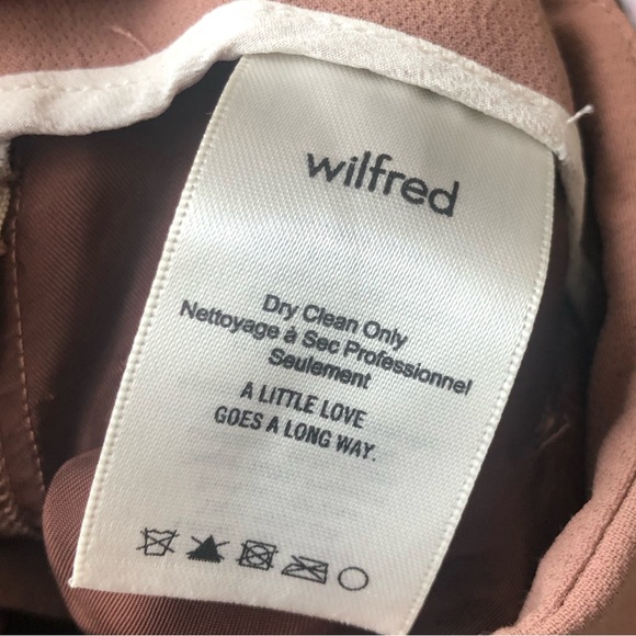 ARITZIA WILFRED CHAMBREY NUTMEG TROUSER PANT SIZE 10 - Picture 9 of 11